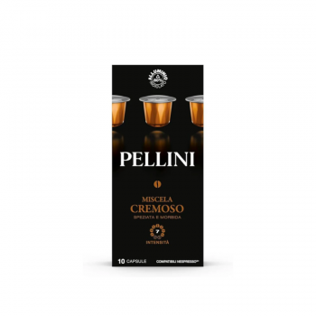 PELLINI CREMOSO 10 X 5.5 g - NESPRESSO СЪВМЕСТИМИ