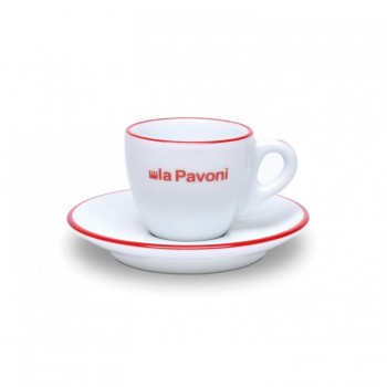 ЧАША ЗА ЕСПРЕСО С ЛОГО LA PAVONI