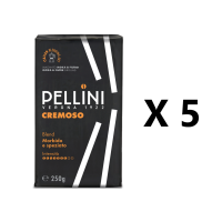 PELLINI CREMOSO MOKA 5 X 250 g PELLINI CREMOSO MOKA 5 X 250 g